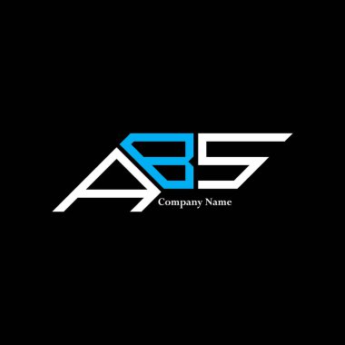 ABS logo tasarımı, ABS basit ve modern logo. ABS lüks alfabe tasarımı  