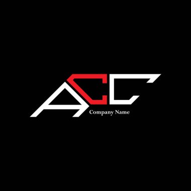 ACC logo tasarımı, ACC basit ve modern logo. ACC lüks alfabe tasarımı  