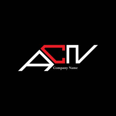 ACN logo tasarımı, ACN basit ve modern logo. ACN lüks alfabe tasarımı  