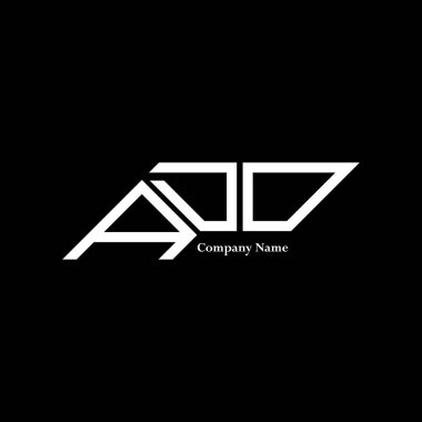 ADO logo tasarımı, ADO basit ve modern logo. ADO lüks alfabe tasarımı  