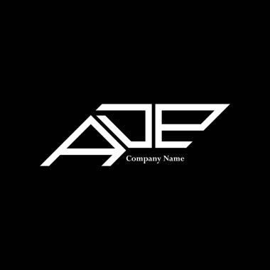 ADP logo tasarımı, ADP basit ve modern logo. ADP lüks alfabe tasarımı  