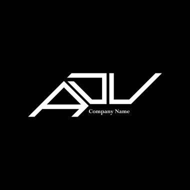 ADU logo tasarımı, ADU basit ve modern logo. ADU lüks alfabe tasarımı  