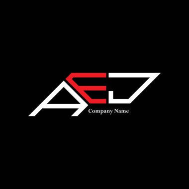 AEJ logo tasarımı, AEJ basit ve modern logo. AEJ lüks alfabe tasarımı  