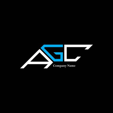 AGB logo tasarımı, AGB basit ve modern logo. AGB lüks alfabe tasarımı  
