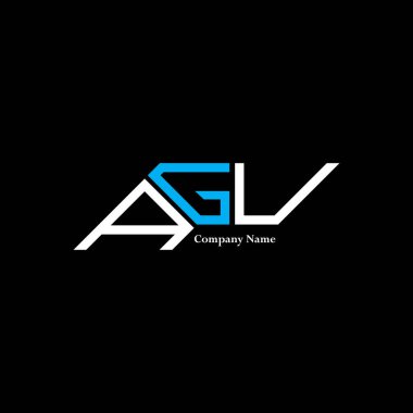 AGU logo tasarımı, AGU basit ve modern logosu. AGU lüks alfabe tasarımı  