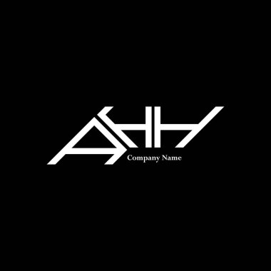 AHG logo tasarımı, AHG basit ve modern logo. AHG lüks alfabe tasarımı  