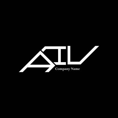 AIU logo tasarımı, AIU basit ve modern logo. AIU lüks alfabe tasarımı  
