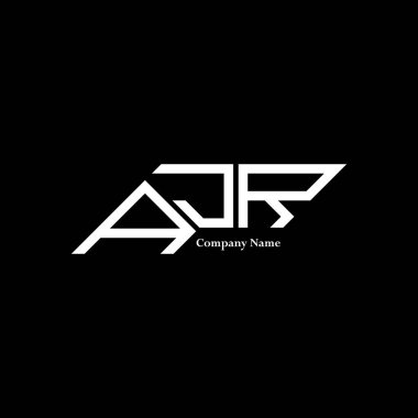 AJR logo tasarımı, AJR basit ve modern logo. AJR lüks alfabe tasarımı  