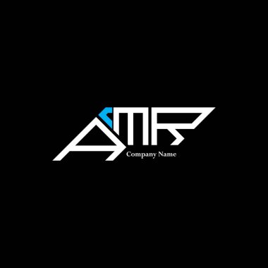 AMR logo tasarımı, AMR basit ve modern logo. AMR lüks alfabe tasarımı  
