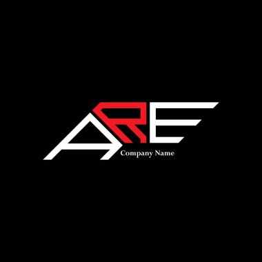 are logo tasarımı, are basit ve modern logo. Lüks alfabe tasarımı  