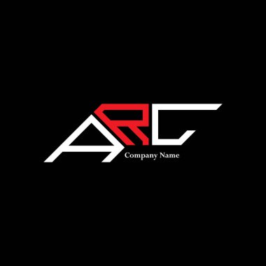 ARL logo tasarımı, ARL basit ve modern logo. ARL lüks alfabe tasarımı  