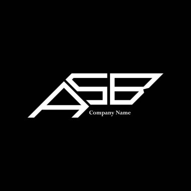 ASB logo tasarımı, ASB basit ve modern logo. ASB lüks alfabe tasarımı  