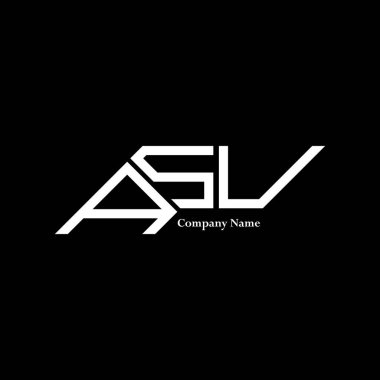 ASU logo tasarımı, ASU basit ve modern logo. ASU lüks alfabe dizaynı  