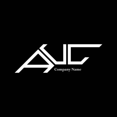 AUL logo tasarımı, AUL basit ve modern logo. AUL lüks alfabe tasarımı  