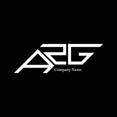 AZG logo tasarımı, AZG basit ve modern logo. AZG lüks alfabe tasarımı  