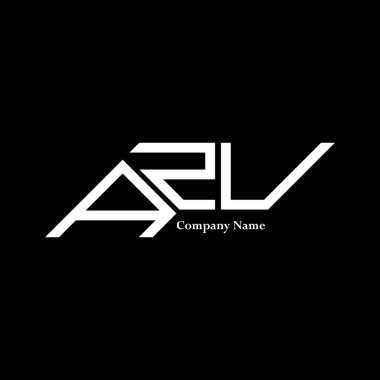 AZU logo tasarımı, AZU basit ve modern logo. AZU lüks alfabe tasarımı  