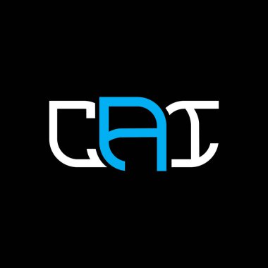 CAI logo tasarımı, CAI basit ve modern logo. CAI lüks alfabe tasarımı  
