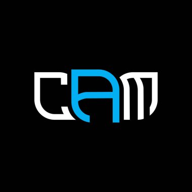 CAM logo tasarımı, CAM basit ve modern logo. CAM lüks alfabe tasarımı  