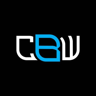CBW logo tasarımı, CBW basit ve modern logo. CBW lüks alfabe tasarımı  