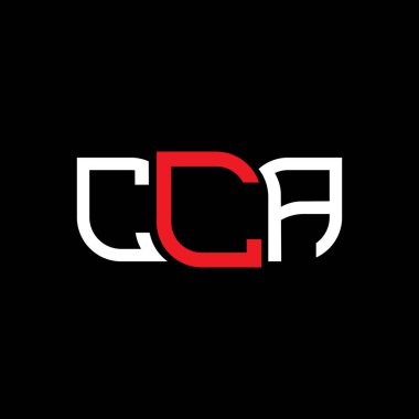 CCA logo tasarımı, CCA basit ve modern logo. CCA lüks alfabe tasarımı  