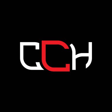 CCH logo tasarımı, CCH basit ve modern logo. CCH lüks alfabe tasarımı  