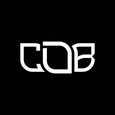 CDB logo tasarımı, CDB basit ve modern logo. CDB lüks alfabe tasarımı  