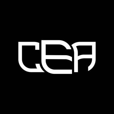 CEA logo tasarımı, CEA basit ve modern logo. CEA lüks alfabe tasarımı  
