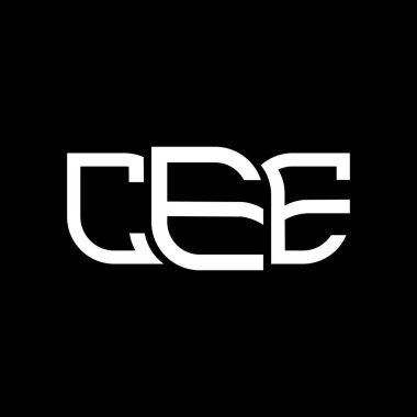 CEE logo tasarımı, CEE basit ve modern logo. CEE lüks alfabe tasarımı  