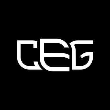 CEG logo tasarımı, CEG basit ve modern logo. CEG lüks alfabe tasarımı  