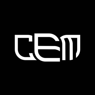 CEM logo tasarımı, CEM basit ve modern logo. CEM lüks alfabe tasarımı  