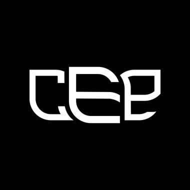 CEP logo tasarımı, CEP basit ve modern logo. CEP lüks alfabe tasarımı  