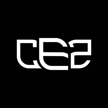 CEZ logo tasarımı, CEZ basit ve modern logo. CEZ lüks alfabe tasarımı  