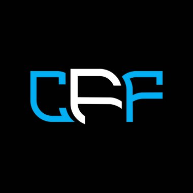 CFF logo tasarımı, CFF basit ve modern logo. CFF lüks alfabe tasarımı  