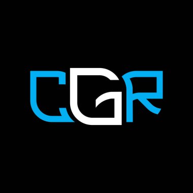 CGR logo tasarımı, CGR basit ve modern logo. CGR lüks alfabe tasarımı  