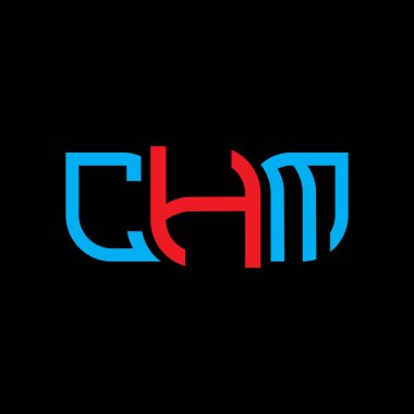 CHM logo tasarımı, CHM basit ve modern logo. CHM lüks alfabe dizaynı  