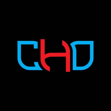 CHO logo tasarımı, CHO basit ve modern logosu. CHO lüks alfabe tasarımı  
