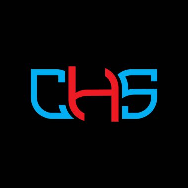CHS logo tasarımı, CHS basit ve modern logo. CHS lüks alfabe tasarımı  
