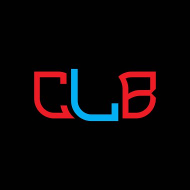 CLB logo tasarımı, CLB basit ve modern logo. CLB lüks alfabe tasarımı  