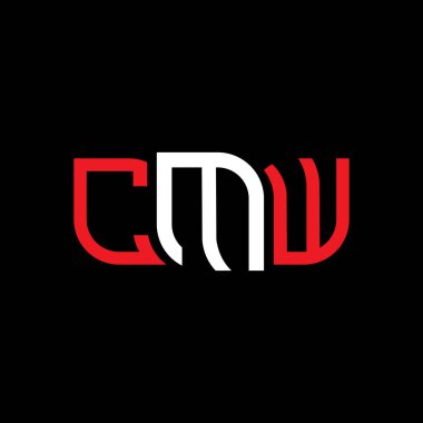 CMW logo tasarımı, CMW basit ve modern logo. CMW lüks alfabe tasarımı  
