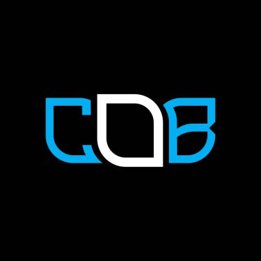 COB logo tasarımı, COB basit ve modern logosu. COB lüks alfabe tasarımı  