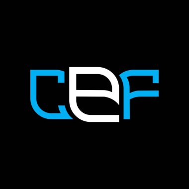 CPF logo tasarımı, basit ve modern CPF logosu. CPF lüks alfabe tasarımı  