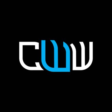 CWW logo tasarımı, CWW basit ve modern logo. CWW lüks alfabe tasarımı  