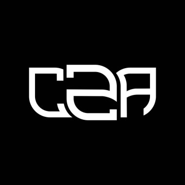 CZA logo tasarımı, CZA basit ve modern logo. CZA lüks alfabe tasarımı  