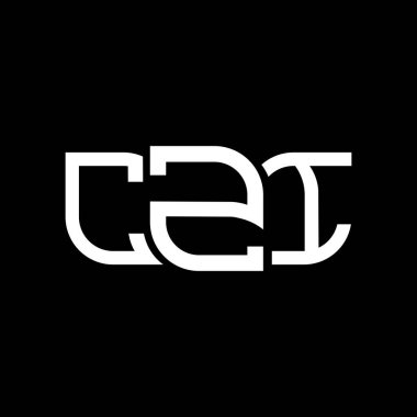 CZI logo tasarımı, CZI basit ve modern logo. CZI lüks alfabe tasarımı  
