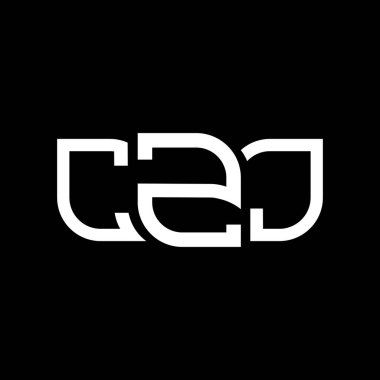 CZJ logo tasarımı, CZJ basit ve modern logo. CZJ lüks alfabe tasarımı  