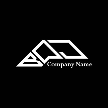 BOJ logo tasarımı, BOJ basit ve modern logo. BOJ lüks alfabe tasarımı  