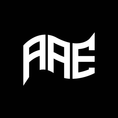 AAE logo tasarımı, AAE basit ve modern logo. AAE lüks alfabe tasarımı  