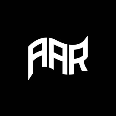 AAR logo tasarımı, AAR basit ve modern logo. AAR lüks alfabe tasarımı  