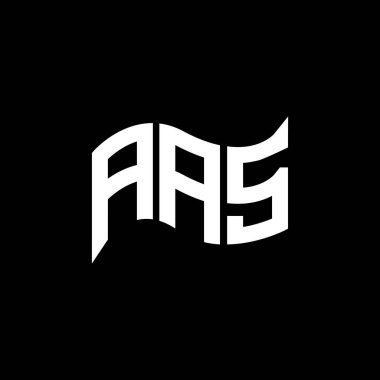 AAS logo tasarımı, basit ve modern AAS logosu. AAS lüks alfabe tasarımı  