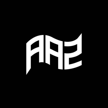 AAZ logo tasarımı, AAZ basit ve modern logo. AAZ lüks alfabe tasarımı  